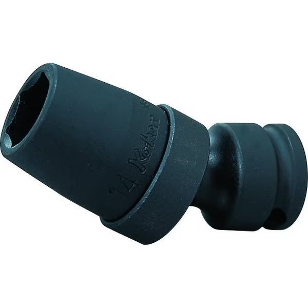 Universal Socket 12mm 6 Point 57mm 3/8 Sq. Drive, Ko-Ken, Mfr#: 13440M-12